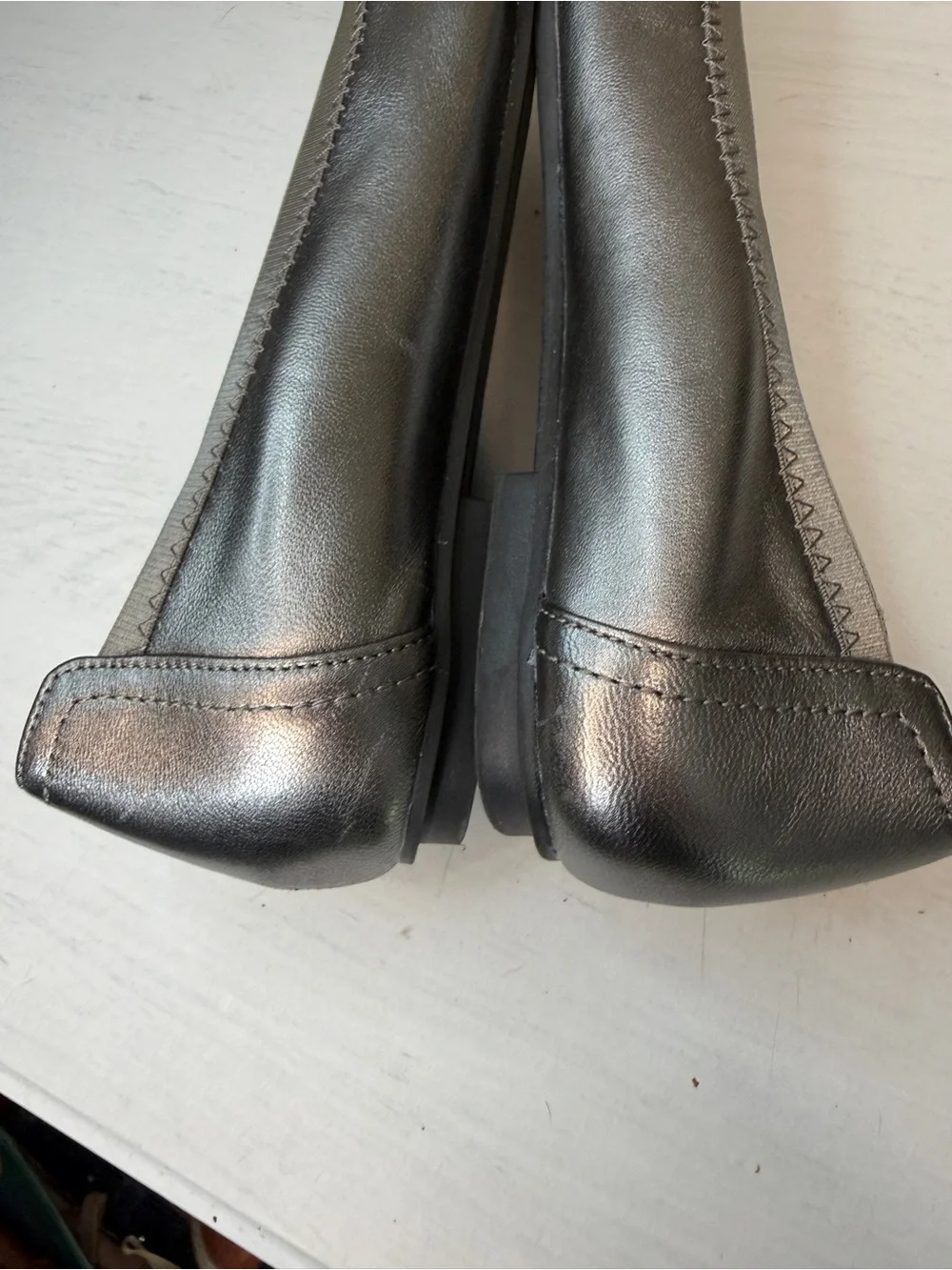 Vionic Spark Caroll Classic Ballet Flat Metallic Women’s Shoes Size 7